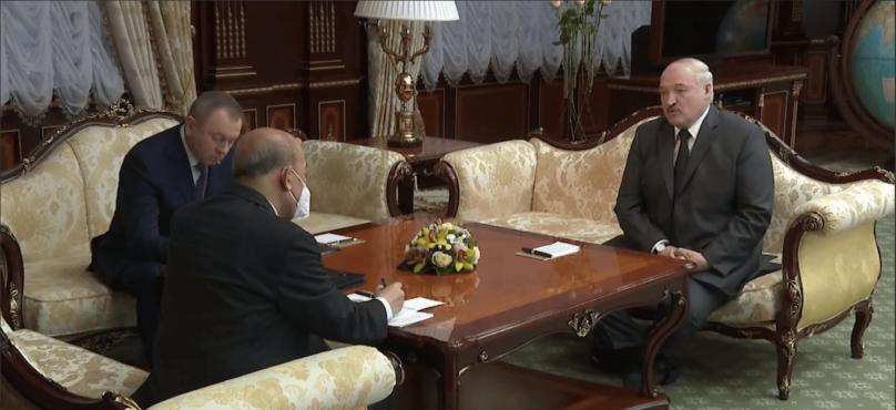 Лукашенко на встрече с послом Китая