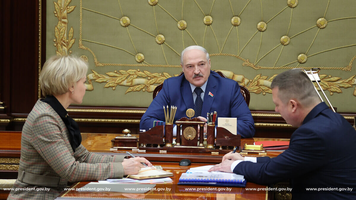 Встреча Лукашенко с Министром юстиции