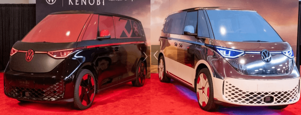 Volkswagen стилизовал свои микроавтобусы под Дарта Вейдера и Оби-Вана Кеноби