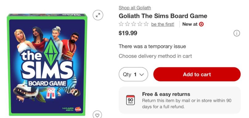 The Sims выпускает настольную игру 