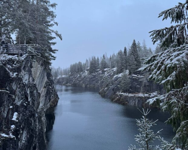 Карелия, парк «Рускеала»