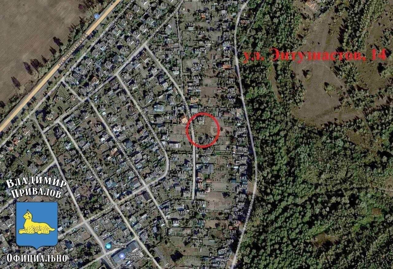 улица Энтузиастов 14, участок улица Энтузиастов 14, участок
