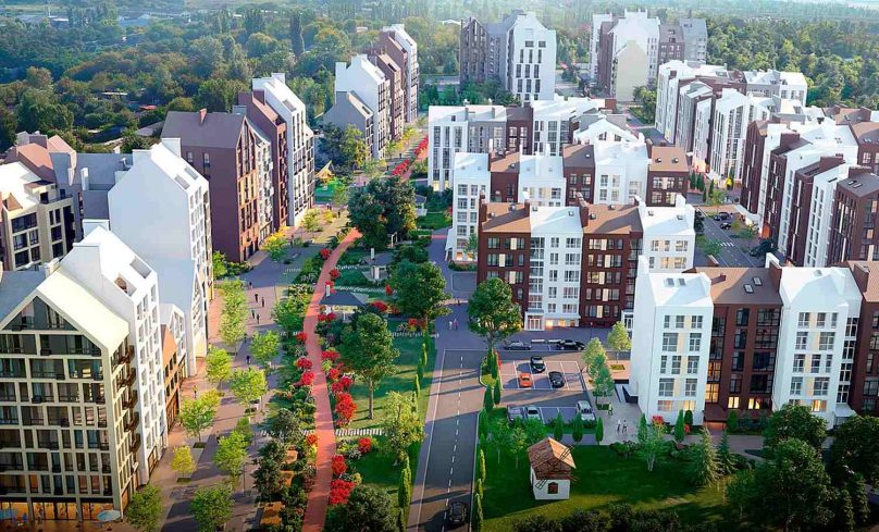 Пригород. Жилой квартал