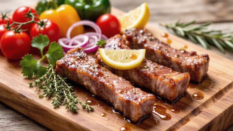 Ребрышки на гриле